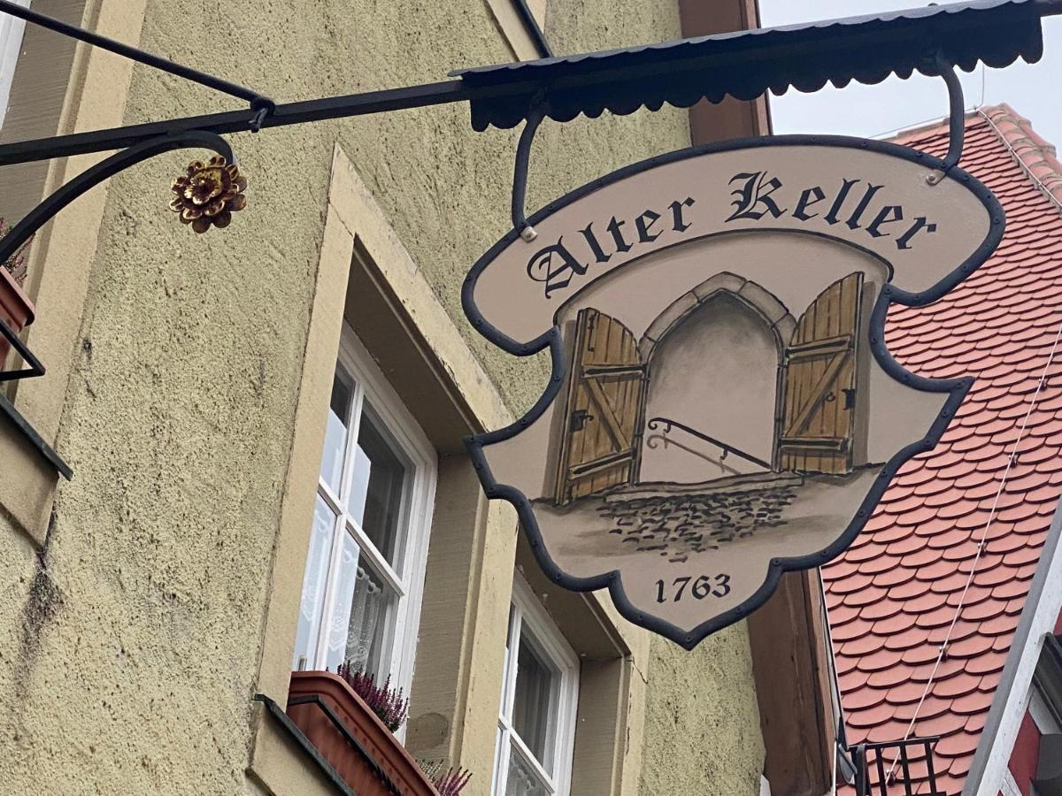 فندق Gaestehaus Alter Keller روتنبورغ أوب در تاوبر المظهر الخارجي الصورة