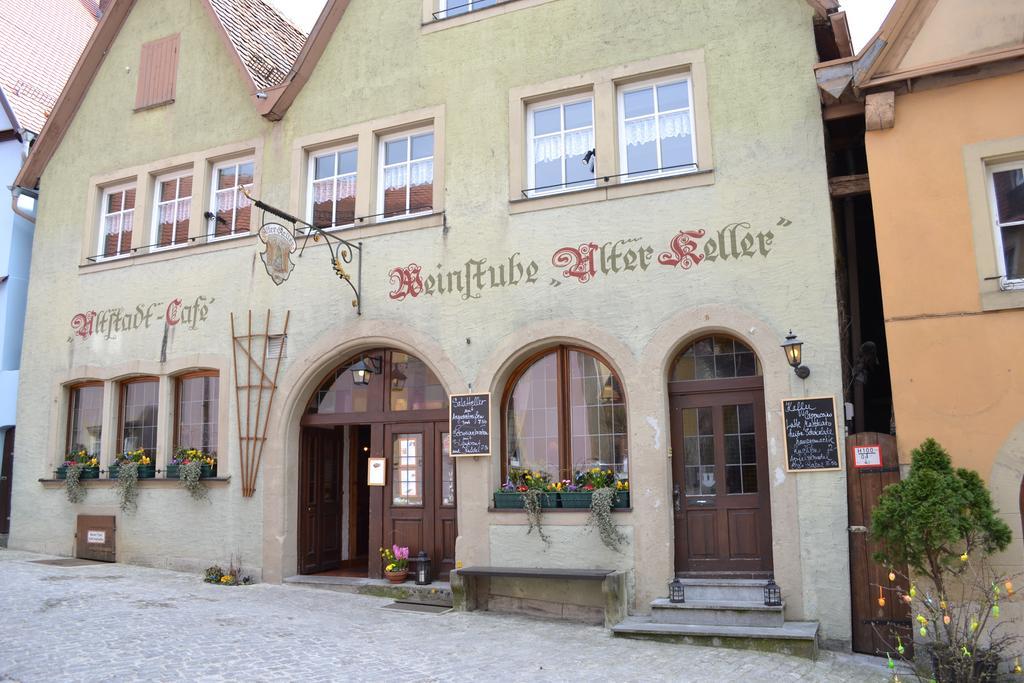 فندق Gaestehaus Alter Keller روتنبورغ أوب در تاوبر المظهر الخارجي الصورة