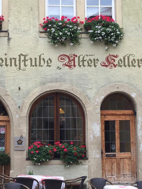 فندق Gaestehaus Alter Keller روتنبورغ أوب در تاوبر المظهر الخارجي الصورة